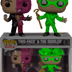 The Amazing Collectables Funko Pop! Batman Forever (1995) - Two Face & The Riddler Glow In The Dark - 2-Pack