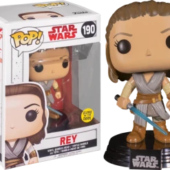 The Amazing Collectables Funko Pop! Star Wars Episode VIII: The Last Jedi - Rey, Luke Skywalker, Chewbacca & BB-8 Rebel - 4-Pack