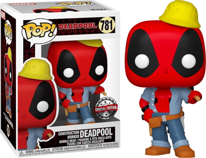 The Amazing Collectables Funko Pop! Deadpool - Construction Deadpool 30th Anniversary #781 3 The Amazing Collectables Funko Pop! Deadpool - Construction Deadpool 30th Anniversary #781