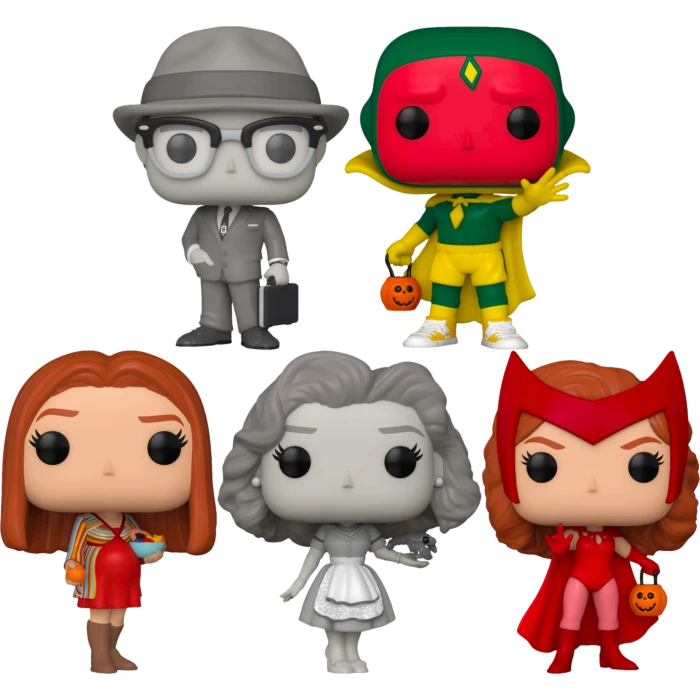 The Amazing Collectables Funko Pop! WandaVision - What A Wandaful - Bundle (Set Of 5) 3 The Amazing Collectables Funko Pop! WandaVision - What A Wandaful - Bundle (Set Of 5)