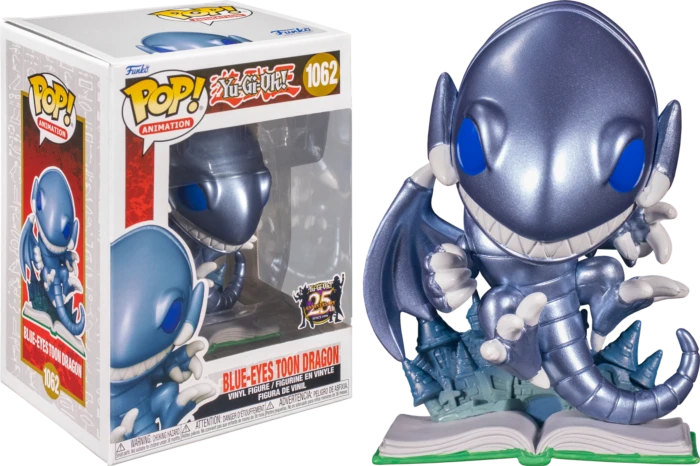 The Amazing Collectables Animation Funko Pop! Yu-Gi-Oh! - Blue-Eyes Toon Dragon Metallic #1062 3 The Amazing Collectables Animation Funko Pop! Yu-Gi-Oh! - Blue-Eyes Toon Dragon Metallic #1062
