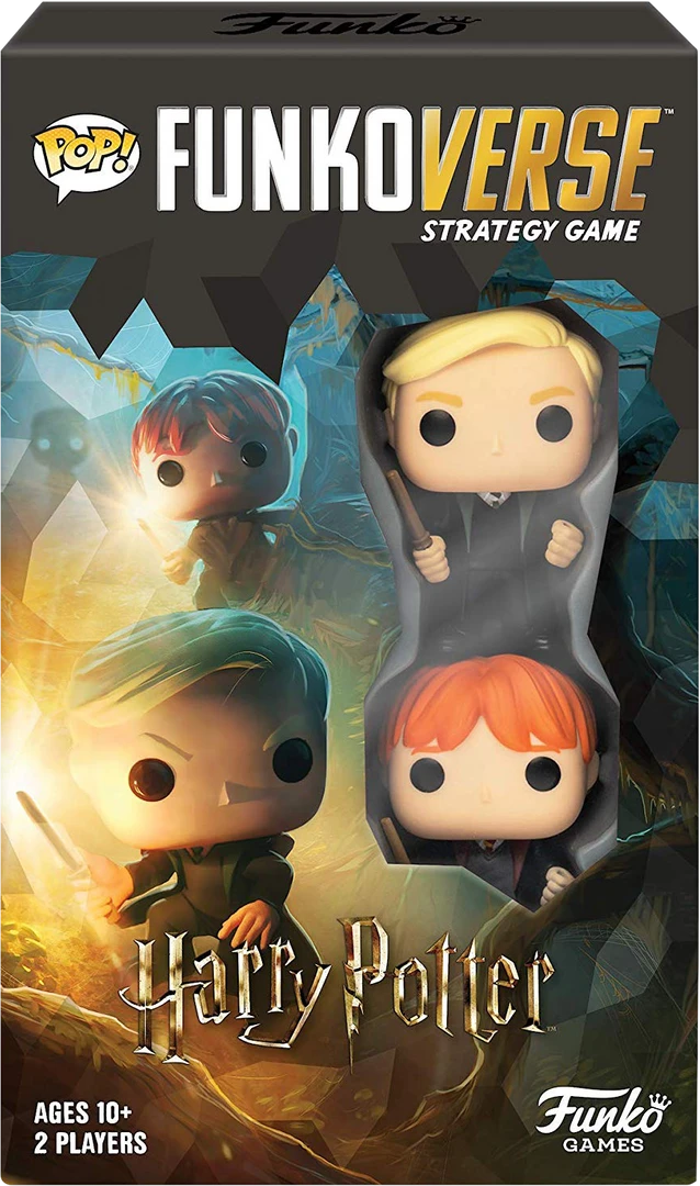 The Amazing Collectables Funkoverse - Harry Potter - Ron Weasley & Draco Malfoy Pop! - Strategy Game 2-Pack Latest Additions 3 The Amazing Collectables Funkoverse - Harry Potter - Ron Weasley & Draco Malfoy Pop! - Strategy Game 2-Pack Latest Additions