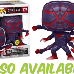 The Amazing Collectables Funko Pop! Marvel’s Spider-Man: Miles Morales - Miles Morales In Programmable Matter Suit Jumping Glow In The Dark #840
