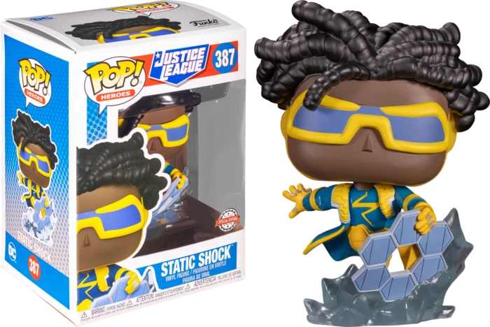 The Amazing Collectables Funko Pop! Justice League - Static Shock #387 3 The Amazing Collectables Funko Pop! Justice League - Static Shock #387