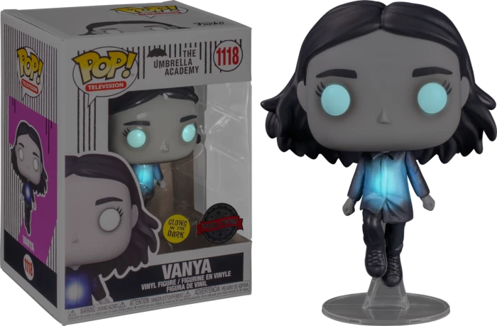 The Amazing Collectables Funko Pop! The Umbrella Academy - Vanya Hargreeves Flying Glow In The Dark #1118 Chase Chance! 3 The Amazing Collectables Funko Pop! The Umbrella Academy - Vanya Hargreeves Flying Glow In The Dark #1118 Chase Chance!