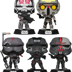 The Amazing Collectables Funko Pop! Star Wars: The Bad Batch - Clone Force 99 - Bundle (Set Of 5) Bundles