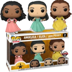 The Amazing Collectables Latest Additions Funko Pop! Hamilton - Angelica, Eliza And Peggy Schuyler Sisters - 3-Pack