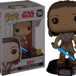 The Amazing Collectables Funko Pop! Star Wars Episode VIII: The Last Jedi - Rey, Luke Skywalker, Chewbacca & BB-8 Rebel - 4-Pack