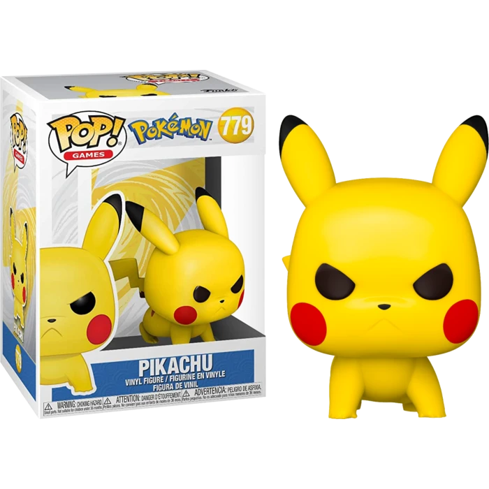 The Amazing Collectables Funko Pop! Pokemon - Pikachu Angry Crouching #779 3 The Amazing Collectables Funko Pop! Pokemon - Pikachu Angry Crouching #779