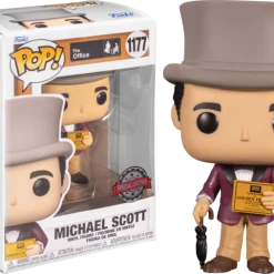 The Amazing Collectables Television Funko Pop! The Office - Michael Scott With Golden Ticket #1177