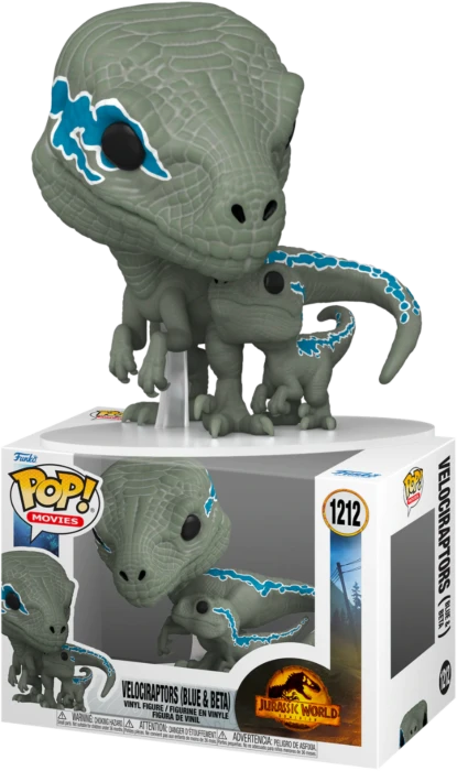 The Amazing Collectables Funko Pop! Jurassic World: Dominion - Velociraptors Blue & Beta #1212 Movies 3 The Amazing Collectables Funko Pop! Jurassic World: Dominion - Velociraptors Blue & Beta #1212 Movies
