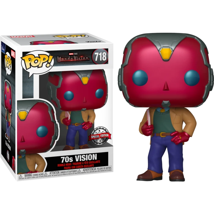 The Amazing Collectables Funko Pop! WandaVision - 50s Vision #714 6 The Amazing Collectables Funko Pop! WandaVision - 50s Vision #714