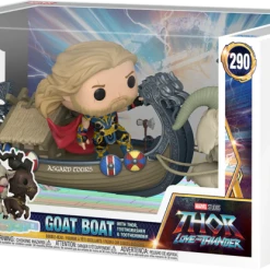 The Amazing Collectables Latest Additions Funko Pop! Rides - Thor 4: Love And Thunder - Thor, Toothgnasher & Toothgrinder With Goat Boat 7 The Amazing Collectables Latest Additions Funko Pop! Rides - Thor 4: Love And Thunder - Thor, Toothgnasher & Toothgrinder With Goat Boat