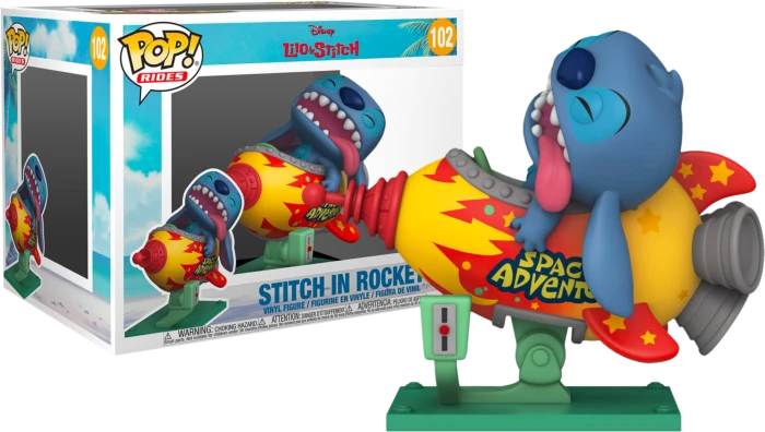 The Amazing Collectables Latest Additions Funko Pop! Rides - Lilo & Stitch - Stitch In Space Adventure Rocket #102 3 The Amazing Collectables Latest Additions Funko Pop! Rides - Lilo & Stitch - Stitch In Space Adventure Rocket #102