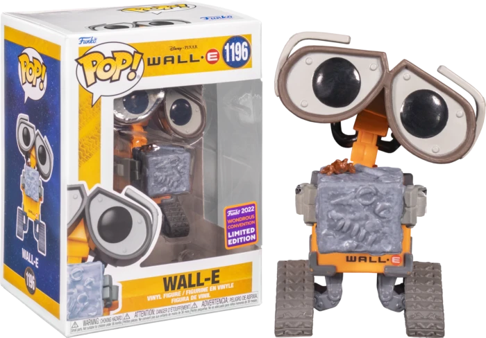 The Amazing Collectables Funko Pop! Wall-E - Wall-E With Trash Cube #1196 (2022 Wondrous Convention Exclusive) 3 The Amazing Collectables Funko Pop! Wall-E - Wall-E With Trash Cube #1196 (2022 Wondrous Convention Exclusive)