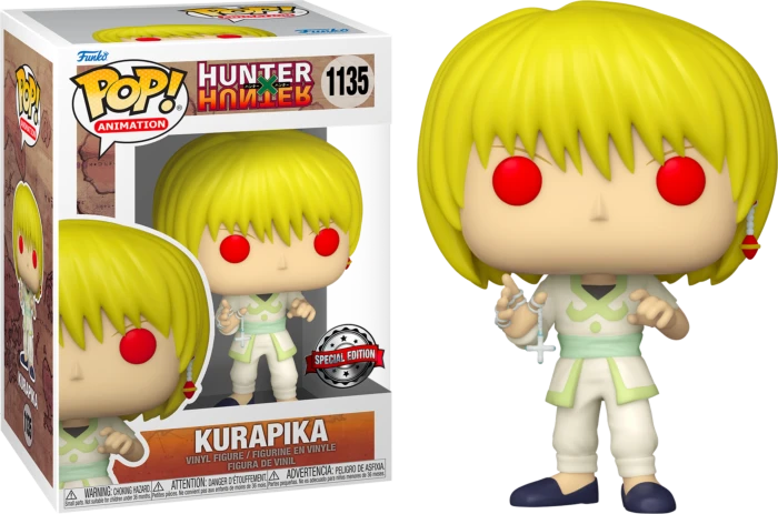 The Amazing Collectables Funko Pop! Hunter X Hunter - Kurapika With Chain #1135 3 The Amazing Collectables Funko Pop! Hunter X Hunter - Kurapika With Chain #1135