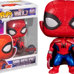 The Amazing Collectables Funko Pop! What If… - Zombie Hunter Spidey Metallic #945
