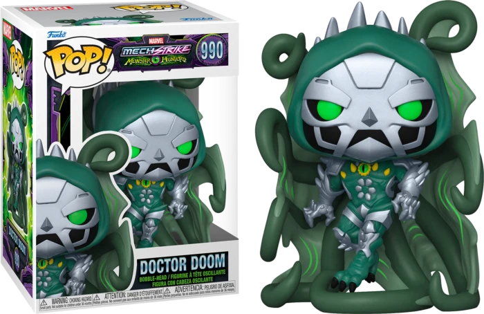 The Amazing Collectables Funko Pop! Marvel Mech Strike: Monster Hunters - Doctor Doom #990 3 The Amazing Collectables Funko Pop! Marvel Mech Strike: Monster Hunters - Doctor Doom #990