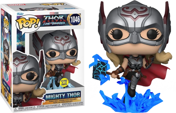 The Amazing Collectables Latest Additions Funko Pop! Thor 4: Love And Thunder - Mighty Thor Glow In The Dark #1046 3 The Amazing Collectables Latest Additions Funko Pop! Thor 4: Love And Thunder - Mighty Thor Glow In The Dark #1046