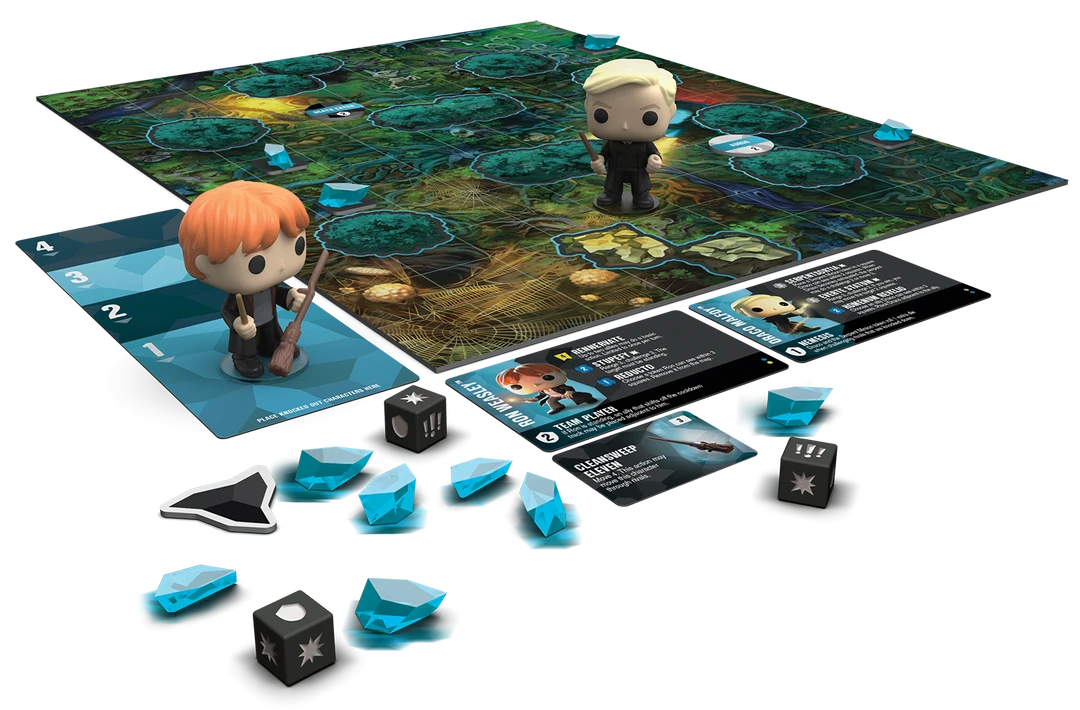 The Amazing Collectables Funkoverse - Harry Potter - Ron Weasley & Draco Malfoy Pop! - Strategy Game 2-Pack Latest Additions 7 The Amazing Collectables Funkoverse - Harry Potter - Ron Weasley & Draco Malfoy Pop! - Strategy Game 2-Pack Latest Additions