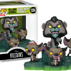 The Amazing Collectables Funko Pop! Disney Villains: Assemble - Scar With Hyenas Deluxe Diorama #1204