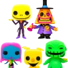 The Amazing Collectables Blacklight ✨ Funko Pop! The Nightmare Before Christmas - Blacklight Town - (Set Of 5)