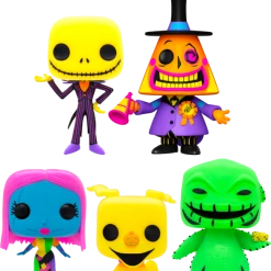 The Amazing Collectables Blacklight ✨ Funko Pop! The Nightmare Before Christmas - Blacklight Town - (Set Of 5)