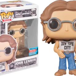 The Amazing Collectables Funko Pop! John Lennon - John Lennon In New York City T-Shirt #246 (2021 Festival Of Fun Convention Exclusive) Rocks