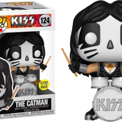The Amazing Collectables Funko Pop! Kiss - Peter Criss The Catman Glow In The Dark #124 Rocks