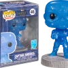The Amazing Collectables Funko Pop! Avengers 4: Endgame - Captain America Blue Infinity Stone Artist Series With Pop! Protector #46