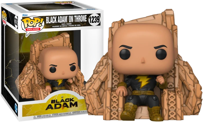The Amazing Collectables Funko Pop! Black Adam (2022) - Black Adam On Throne Deluxe #1239 Latest Additions 3 The Amazing Collectables Funko Pop! Black Adam (2022) - Black Adam On Throne Deluxe #1239 Latest Additions