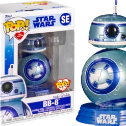 The Amazing Collectables Funko Pop! Pops With Purpose - Spider-Man, Cheshire Cat, Sulley, Minnie Mouse & BB-8 Make A Wish Blue Metallic -Bundle (Set Of 5) Bundles