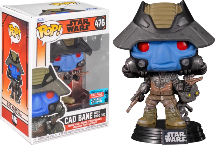 The Amazing Collectables Funko Pop! Star Wars: The Clone Wars - Cad Bane With Todo 360 #476 (2021 Festival Of Fun Convention Exclusive) 3 The Amazing Collectables Funko Pop! Star Wars: The Clone Wars - Cad Bane With Todo 360 #476 (2021 Festival Of Fun Convention Exclusive)