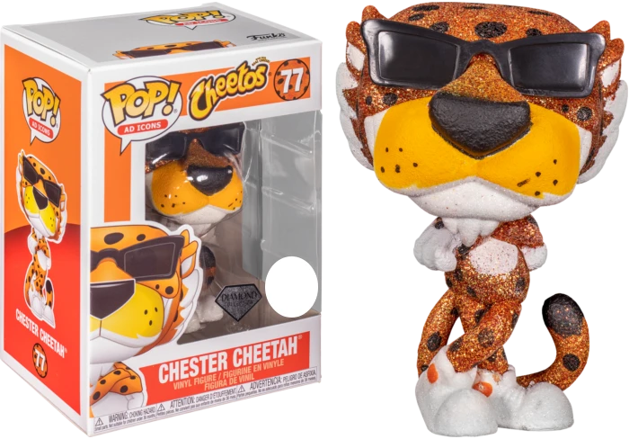 The Amazing Collectables Funko Pop! Cheetos - Chester Cheetah Diamond Glitter #77 (2020 Funko Holiday Exclusive) 3 The Amazing Collectables Funko Pop! Cheetos - Chester Cheetah Diamond Glitter #77 (2020 Funko Holiday Exclusive)