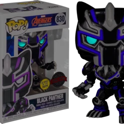 The Amazing Collectables Latest Additions Funko Pop! Avengers Mech Strike - Black Panther Mech Glow In The Dark #830