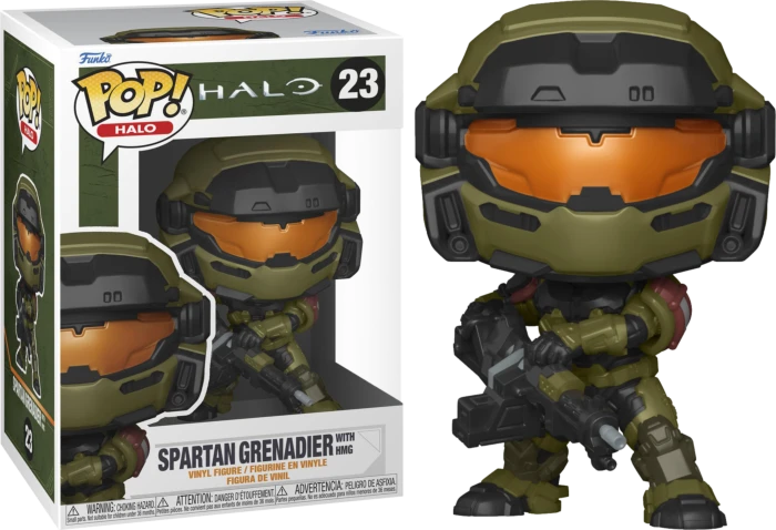 The Amazing Collectables Funko Pop! Halo Infinite - Spartan Grenadier With HMG #23 3 The Amazing Collectables Funko Pop! Halo Infinite - Spartan Grenadier With HMG #23