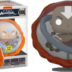 The Amazing Collectables Funko Pop! Avatar: The Last Airbender - Aang In Avatar State Glow In The Dark 6” Super Sized #1000 Animation