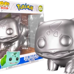 The Amazing Collectables Funko Pop! Pokemon - Bulbasaur 25th Anniversary Silver Metallic 10" #454 Animation