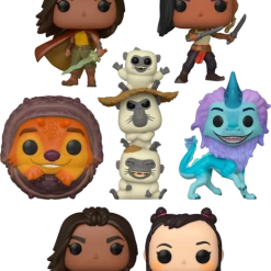 The Amazing Collectables Funko Pop! Raya And The Last Dragon - Ay Kumandra - Bundle (Set Of 7)