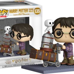 The Amazing Collectables Latest Additions Funko Pop! Harry Potter - Harry Potter Pushing Trolley 20th Anniversary Deluxe #135