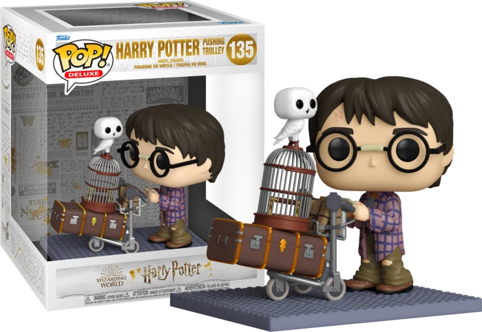 The Amazing Collectables Latest Additions Funko Pop! Harry Potter - Harry Potter Pushing Trolley 20th Anniversary Deluxe #135 3 The Amazing Collectables Latest Additions Funko Pop! Harry Potter - Harry Potter Pushing Trolley 20th Anniversary Deluxe #135