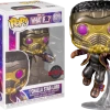 The Amazing Collectables Funko Pop! Marvel: What If… - T’Challa Star-Lord Metallic #871