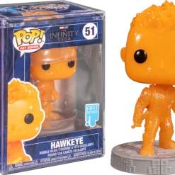 The Amazing Collectables Funko Pop! Avengers 4: Endgame - Hawkeye Orange Infinity Stone Artist Series With Pop! Protector #51 Latest Additions