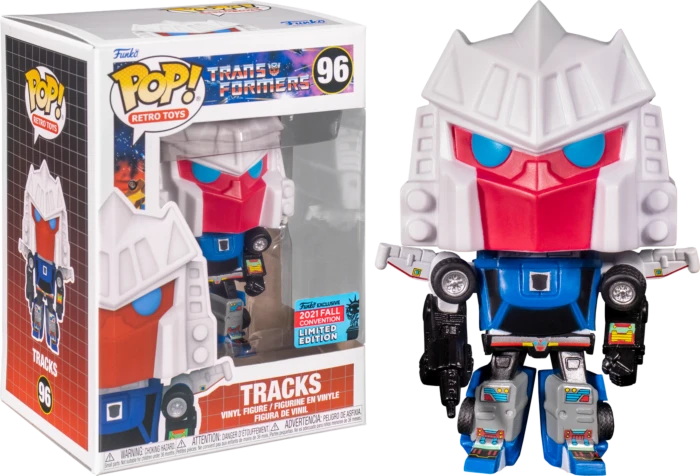 The Amazing Collectables Funko Pop! Transformers (1984) - Tracks #96 (2021 Festival Of Fun Convention Exclusive) 3 The Amazing Collectables Funko Pop! Transformers (1984) - Tracks #96 (2021 Festival Of Fun Convention Exclusive)