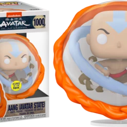 The Amazing Collectables Funko Pop! Avatar: The Last Airbender - Aang In Avatar State Glow In The Dark 6” Super Sized #1000 Animation