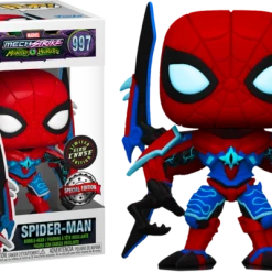 The Amazing Collectables Funko Pop! Marvel Mech Strike: Monster Hunters - Spider-Man #997 - Chase Chance Chase Chance!
