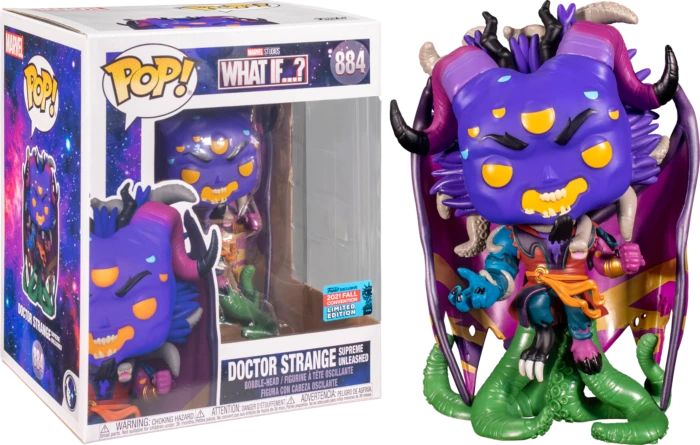The Amazing Collectables Funko Pop! What If… - Doctor Strange Supreme Unleashed 6" Super Sized #884 (2021 Festival Of Fun Convention Exclusive) Latest Additions 3 The Amazing Collectables Funko Pop! What If… - Doctor Strange Supreme Unleashed 6" Super Sized #884 (2021 Festival Of Fun Convention Exclusive) Latest Additions