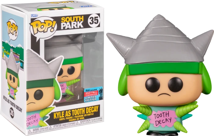 The Amazing Collectables Funko Pop! South Park - Kyle As Tooth Decay #35 (2021 Festival Of Fun Convention Exclusive) 3 The Amazing Collectables Funko Pop! South Park - Kyle As Tooth Decay #35 (2021 Festival Of Fun Convention Exclusive)