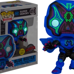 The Amazing Collectables Funko Pop! DC Comics - Blue Beetle Dia De Los Muertos Glow In The Dark #410 Latest Additions