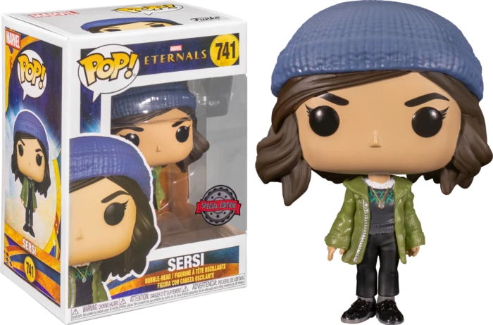 The Amazing Collectables Funko Pop! Eternals (2021) - Sersi In Compound Outfit #741 3 The Amazing Collectables Funko Pop! Eternals (2021) - Sersi In Compound Outfit #741